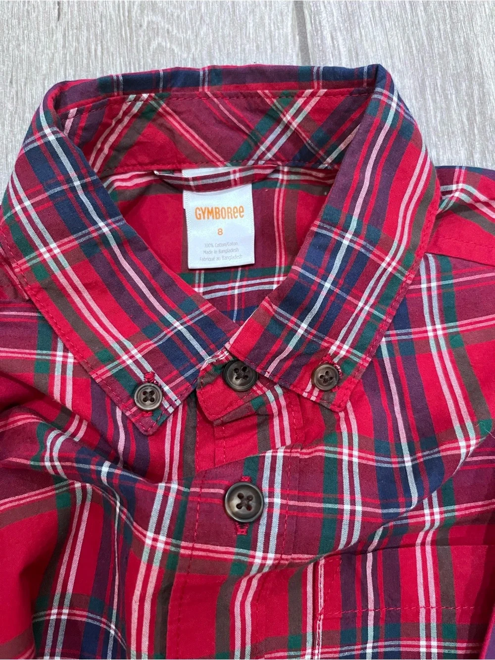 Gymboree bright plaid
